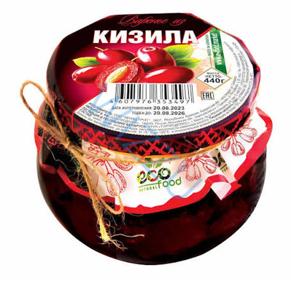 Варенье из кизила 440г