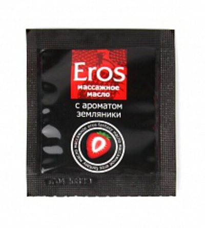 Масло массажное "Eros Fantasy" (с ароматом земляники) 4 г (упаковка 5 шт.)