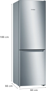 Двухкамерный холодильник Bosch KGN36NL30U
