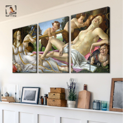 Картина karTTina "Сотворение Адама", 150 см х 70 см