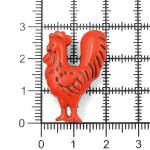Пуговицы детские Петух (3366) 30мм (159 красный), 72 шт