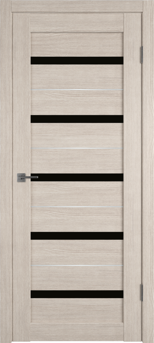 Дверь Atum Al 7 / Cappuccino / Black Gloss SM / Владимирские двери