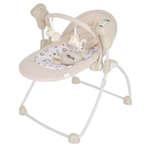 PITUSO электрокачели Viola Cream/Кремовый Hippo пульт,МР3,адаптер,76х61х69см