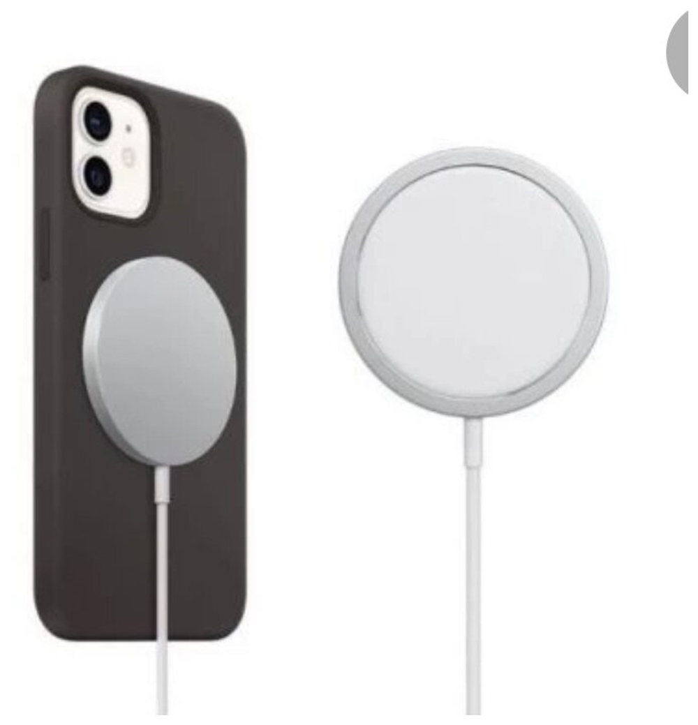 Беспроводное зарядное устройство для Iphone MagSafe Charger (Магсейф), белый, 15 Вт