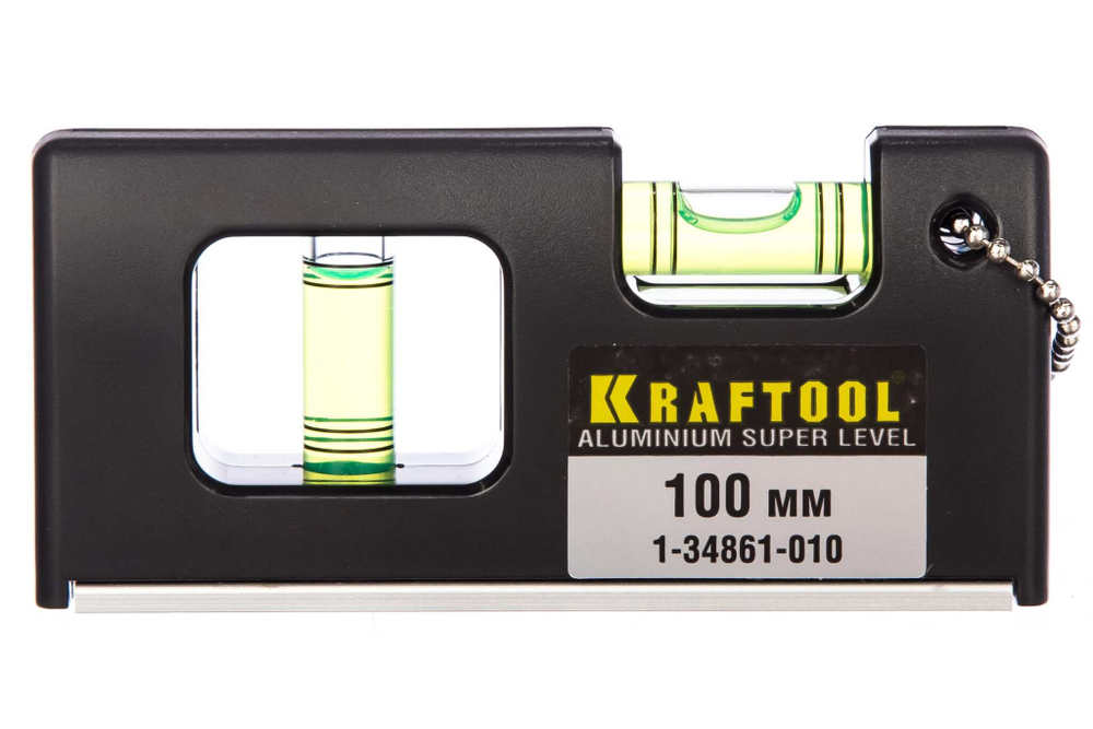 Уровень KRAFTOOL "МИНИ" с магнитом, 2 ампулы, 100мм.