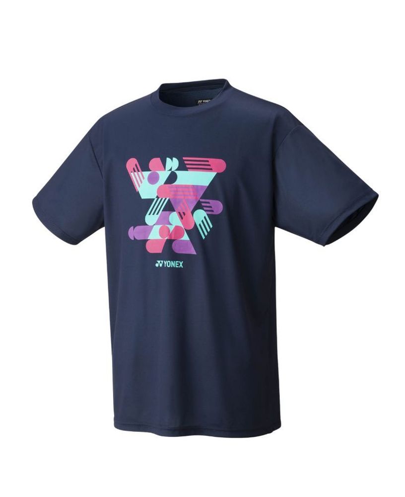 Мужская теннисная футболка Yonex Practice - indigo marine