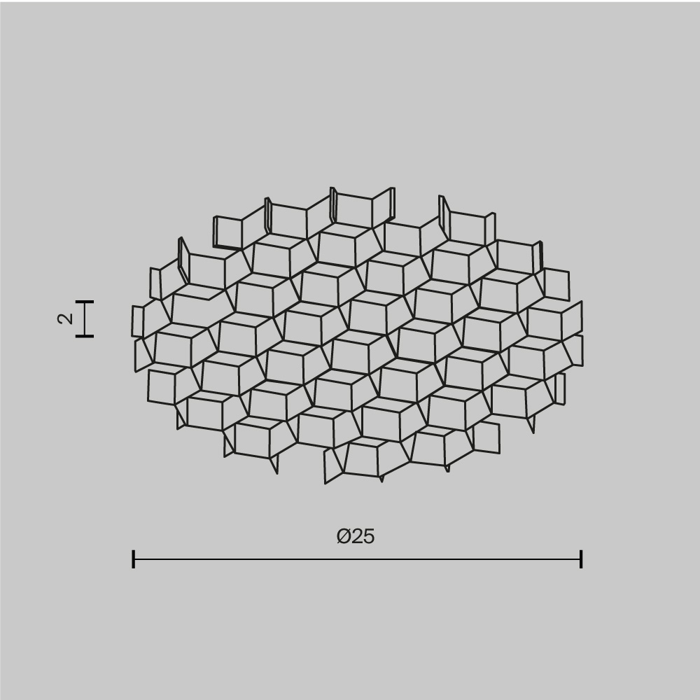 Светофильтр Maytoni Focus LED mini HoneyComb-D28