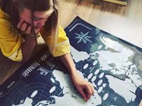 Скретч КАРТЫ мира и России