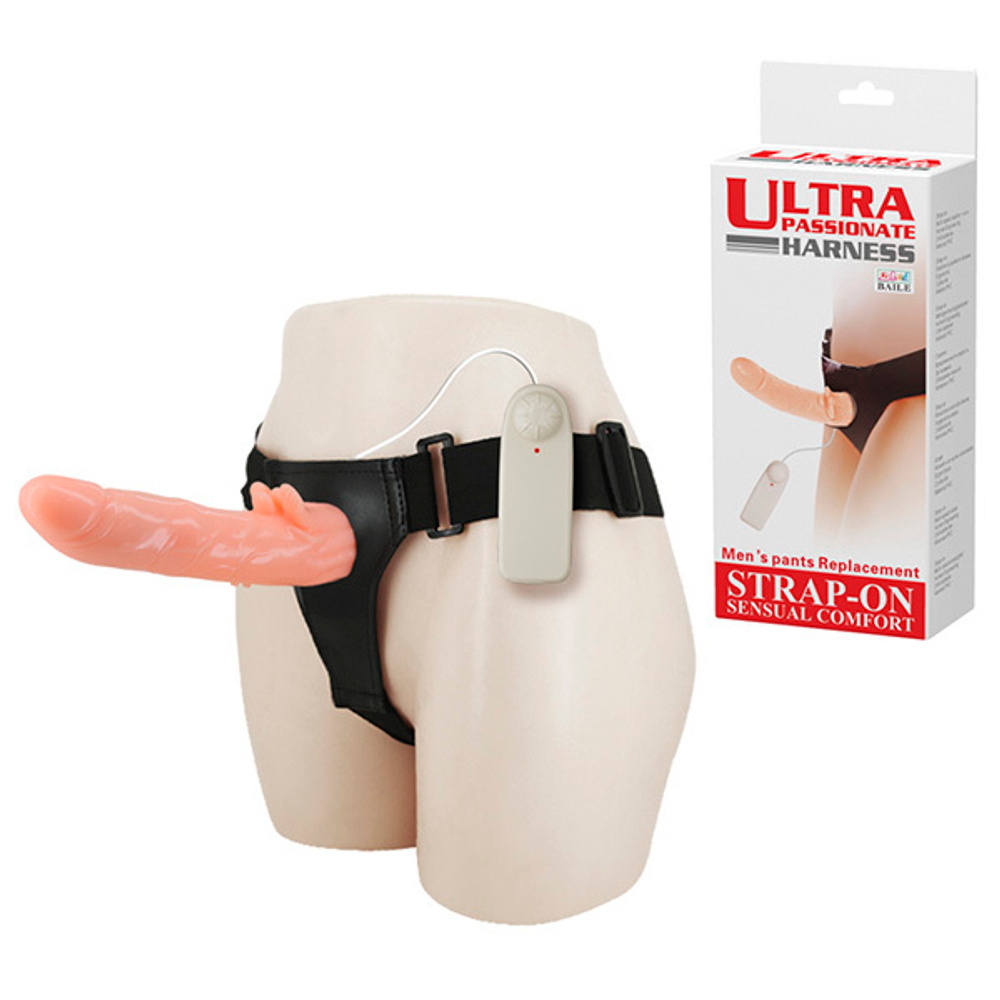 Мужской вибрострапон 21см на трусиках Baile Ultra Passionate Harness Baile BW-010058