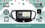 Магнитола для Lada Vesta 2015-2022 - Vaycar VA33-1205-2K на Android 13, Быстрая, 2K QLED, CarPlay, 4G SIM-слот