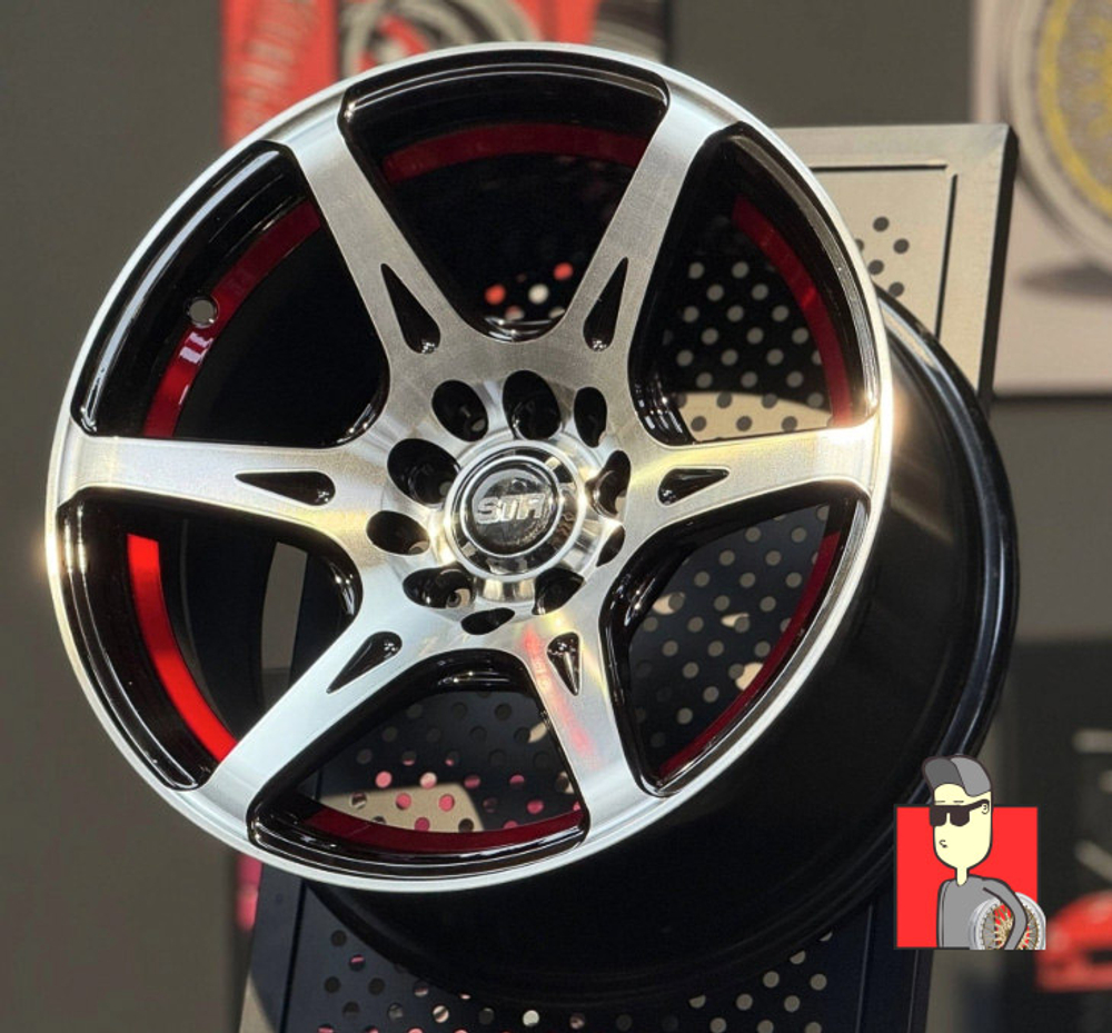 Комплект дисков Borbet F5718 15x8 et10 5x100/5x114.3