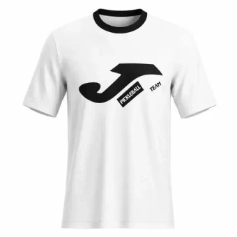 Мужская теннисная футболка Joma Challenge Short Sleeve - white