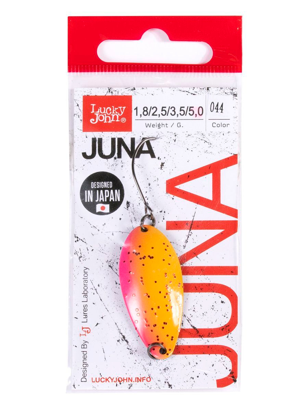 Блесна колеблющаяся Lucky John JUNA длина 30мм/2,5г 046