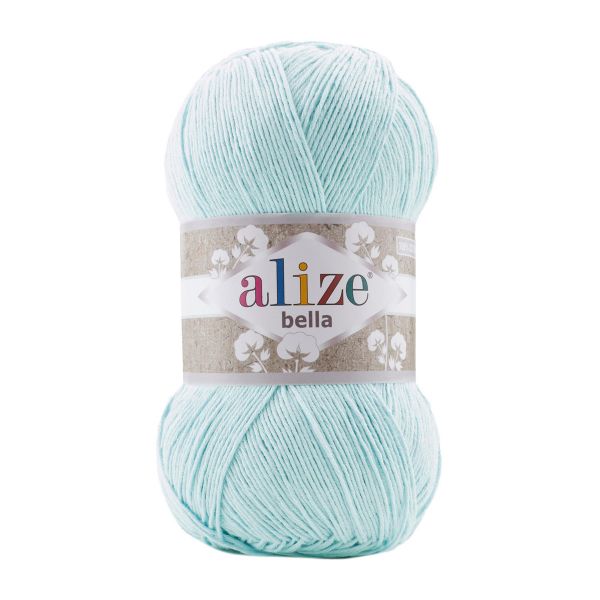Пряжа Alize (Ализе) Bella 100 / уп.5 мот. по 100 г, 360м, 514 зимнее небо A