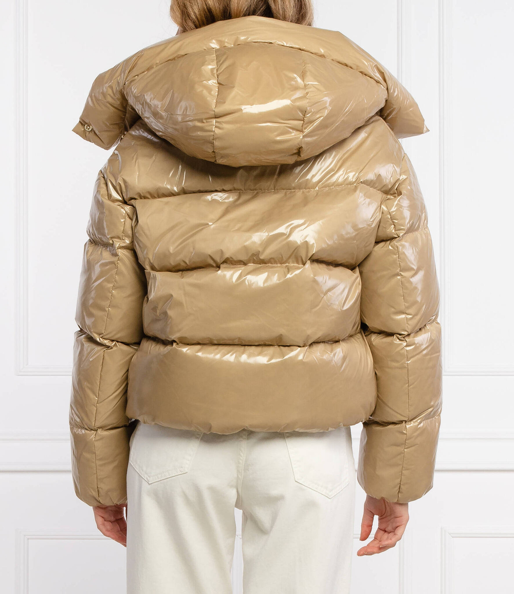 пуховая куртка glossy down Tommy Hilfiger - бежевый(WW0WW32803)