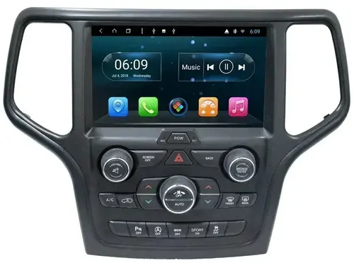 Магнитола для Jeep Grand Cherokee 2013-2021 - Kuberg KR-9176-S10 Android 11, Быстрая, SIM-слот, CarPlay