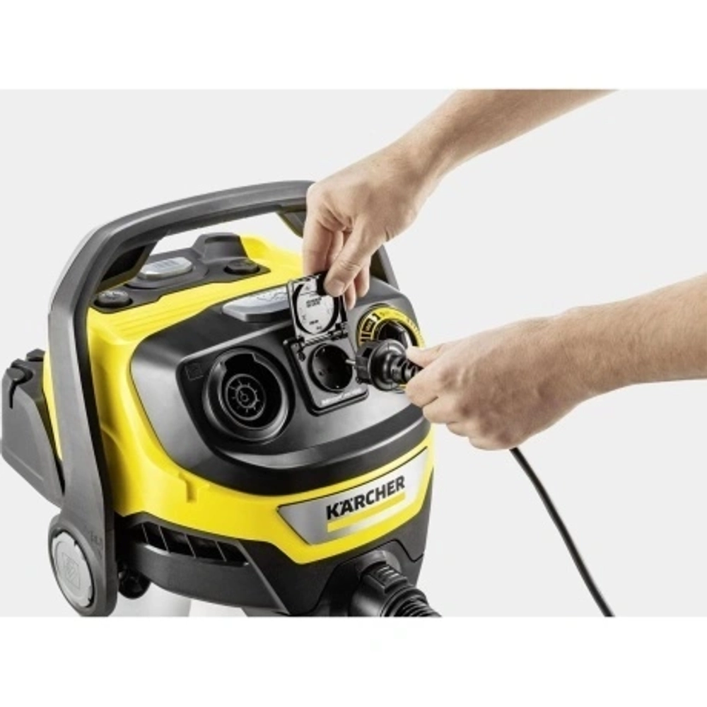 Строительный пылесос Karcher WD 6 P S V-30/6/22/T 1300Вт (уборка: сухая/сбор воды) желтый