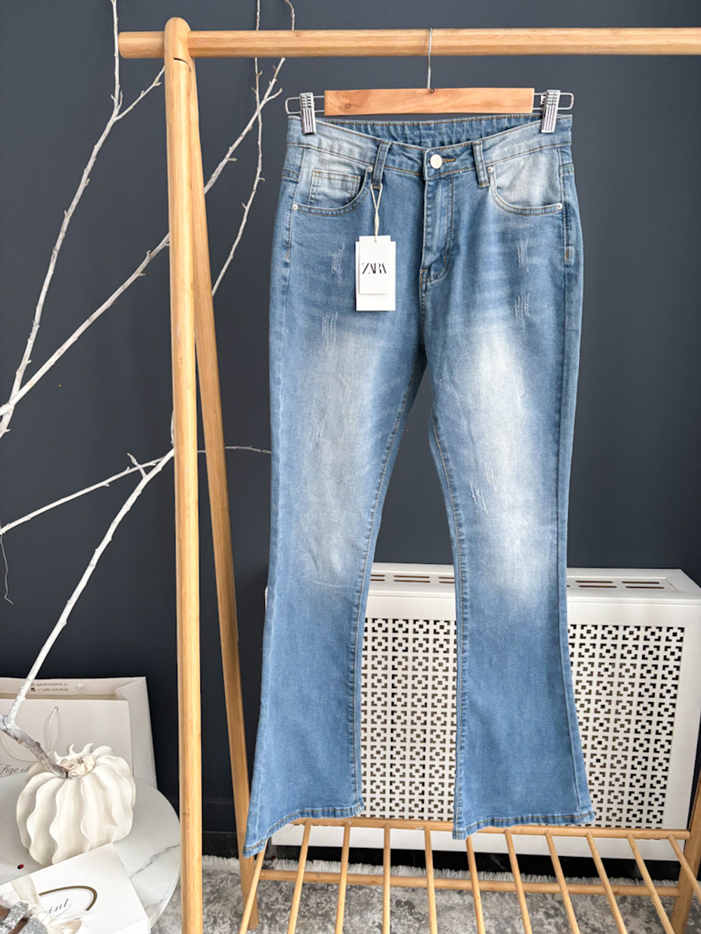 Новые джинсы Zara, S