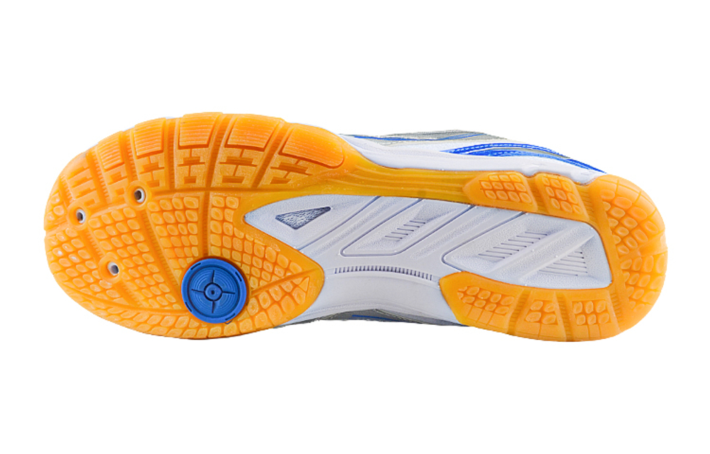 Stiga PU, Mesh Low top Training Shoes Unisex Silver/Royal Blue
