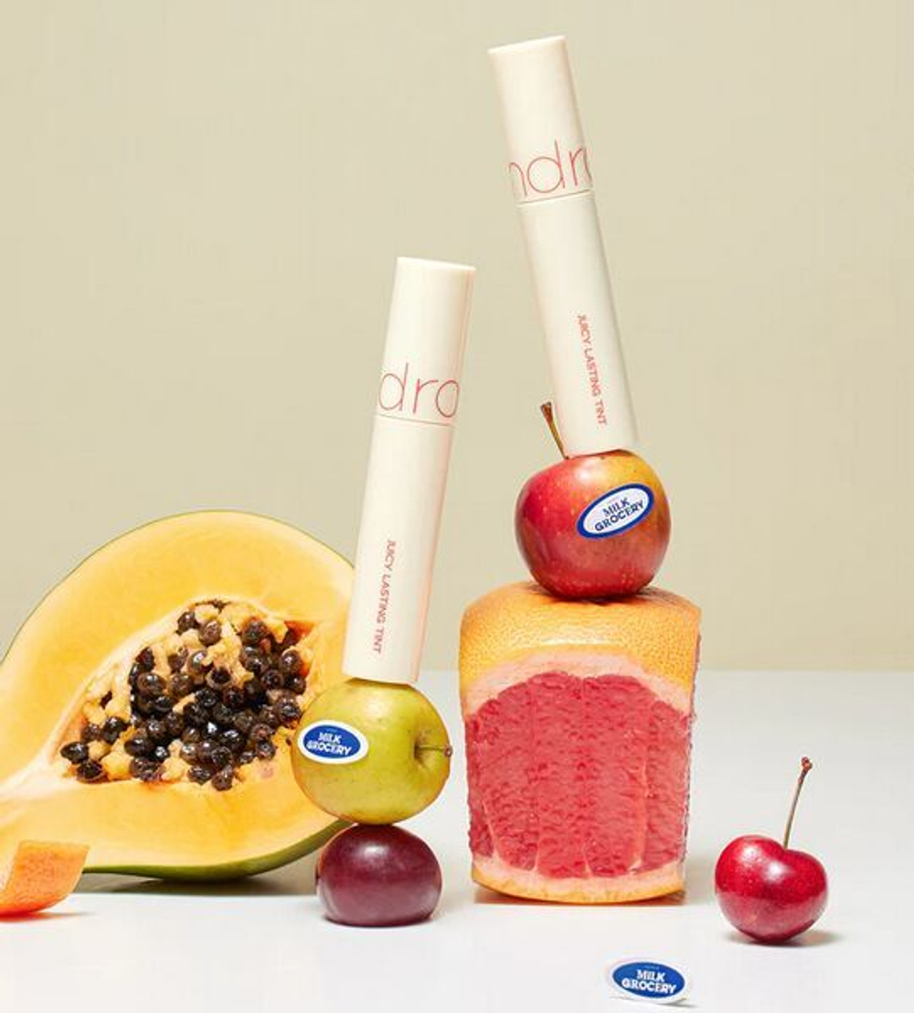 Сочный стойкий глянцевый тинт для губ Rom&Nd Juicy Lasting Tint #28 Bare Fig, 5.5гр