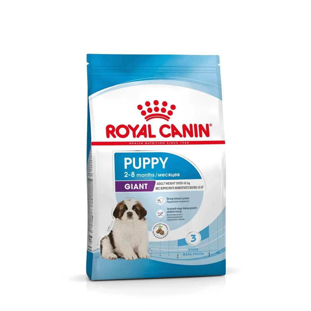 Royal Canin Giant Puppy Джайнт Паппи Корм сухой для щенков очень крупных пород 15кг