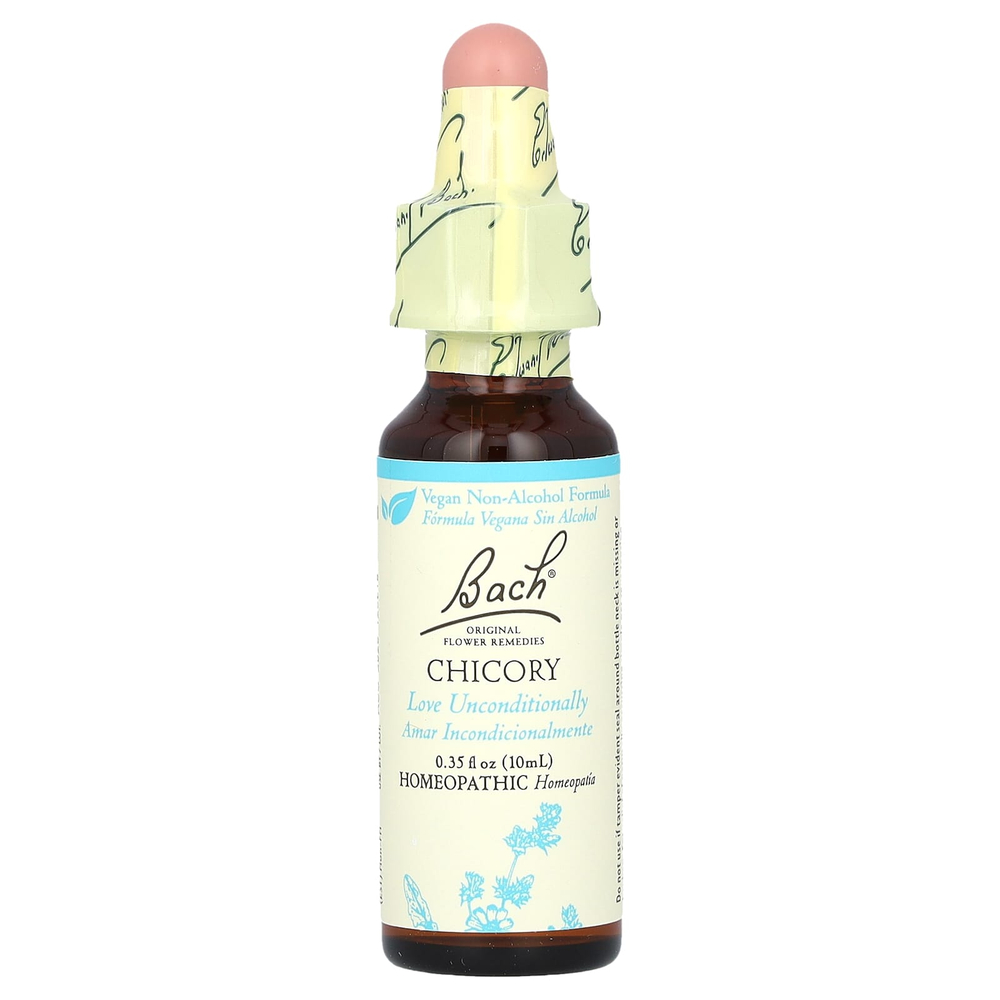 Bach, Original Flower Remedies, цикорий, 10 мл (0,35 жидк. унции)
