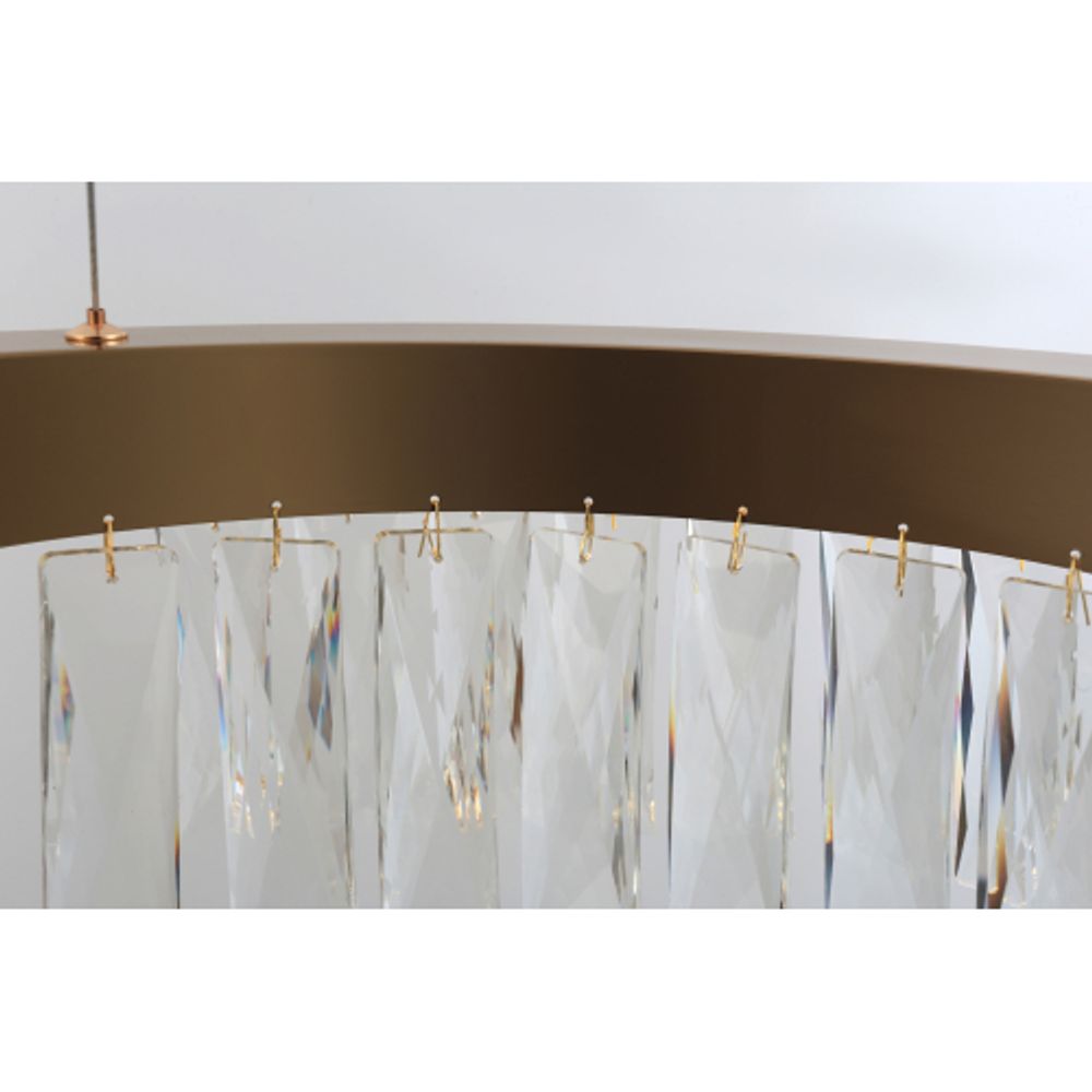 Люстра Rivoli Mary 6129-101 cветодиодная LED 28 Вт 3000 К хрусталь | Rivoli