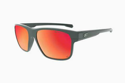 Спортивные очки Demetz Climb / Dark Green Matt V. Brun Polarized Orange Mirror Cat.3