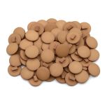 Пуговицы на ножке 24L=15 мм, (Brown (коричневый)) NE68, 72 шт