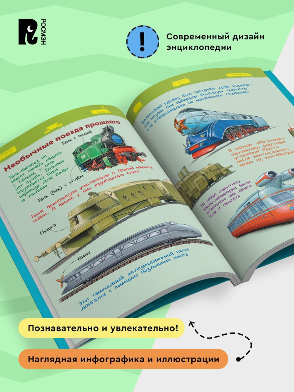 Поезда (Энциклопедия для детского сада)