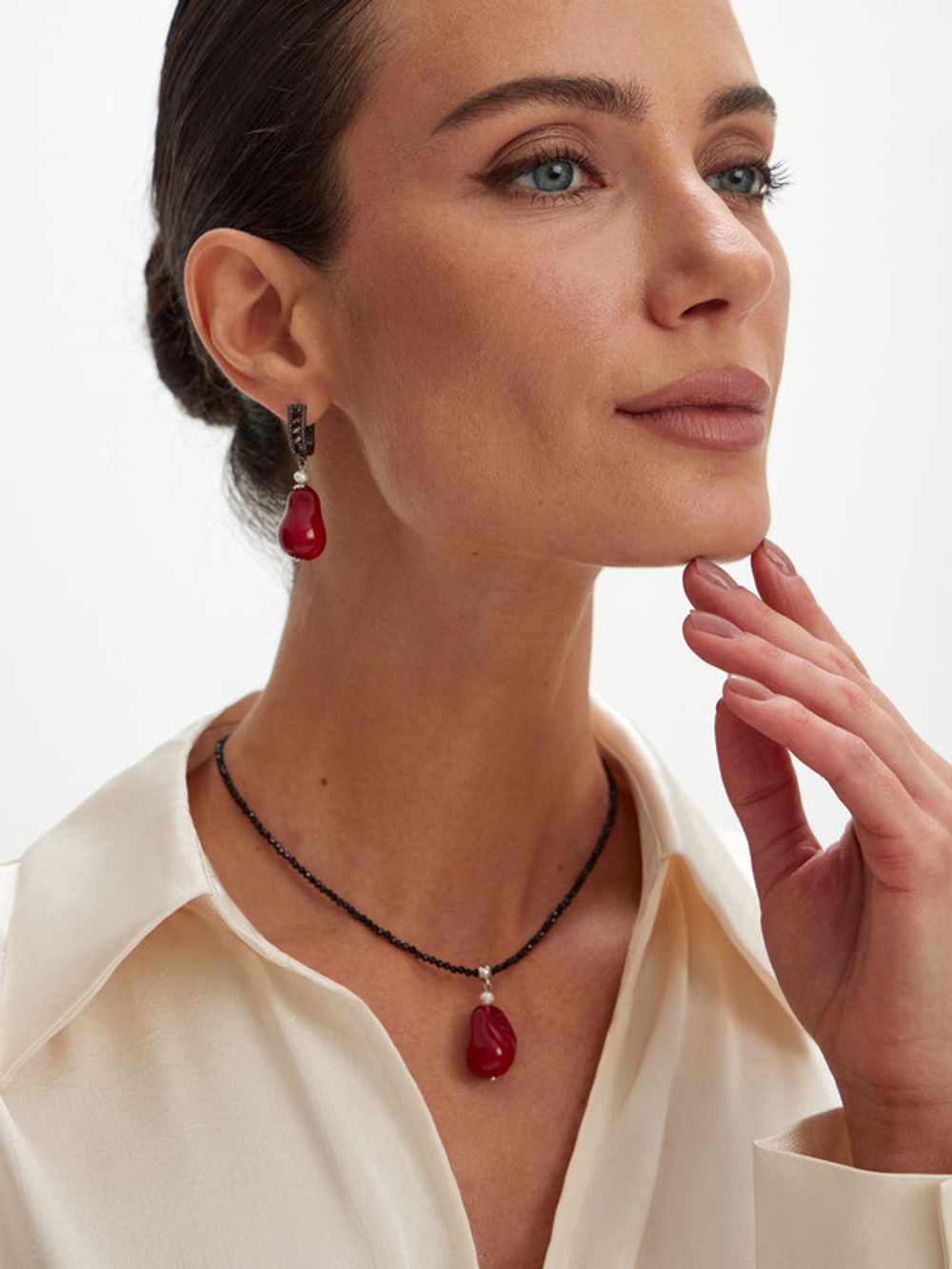91003262 Колье Selena Pearls