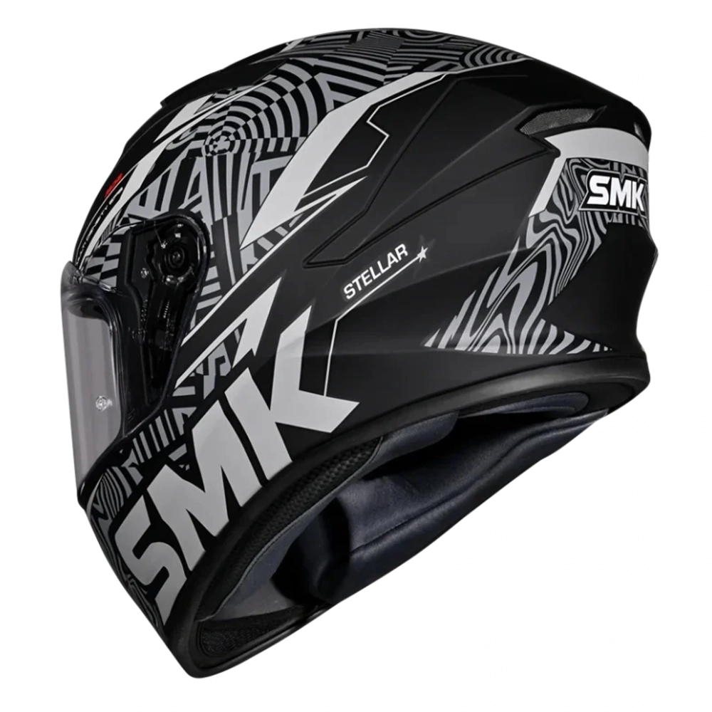 Шлем SMK STELLAR FURY, цвет черный/серый, матовый (L)