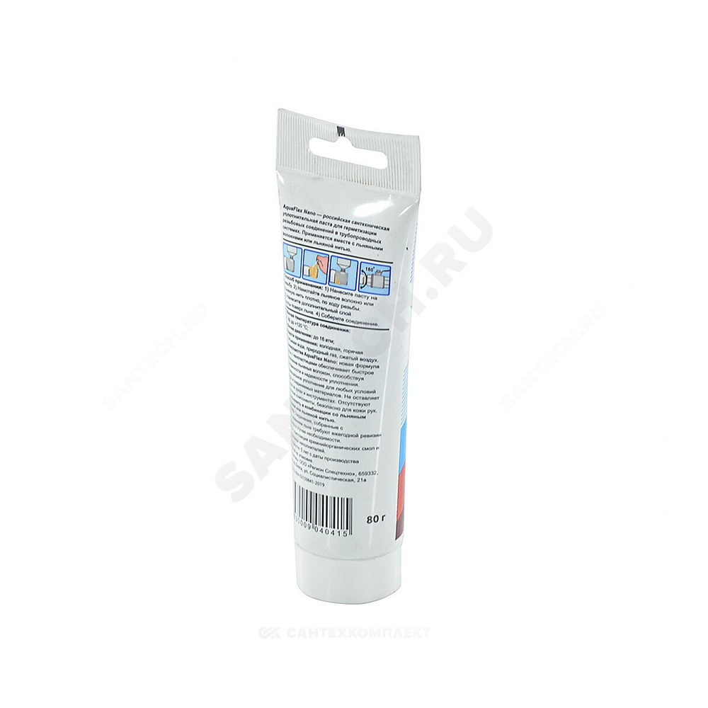 Паста для пропитки льна тюбик 80гр AQUAFLAX NANO 04041
