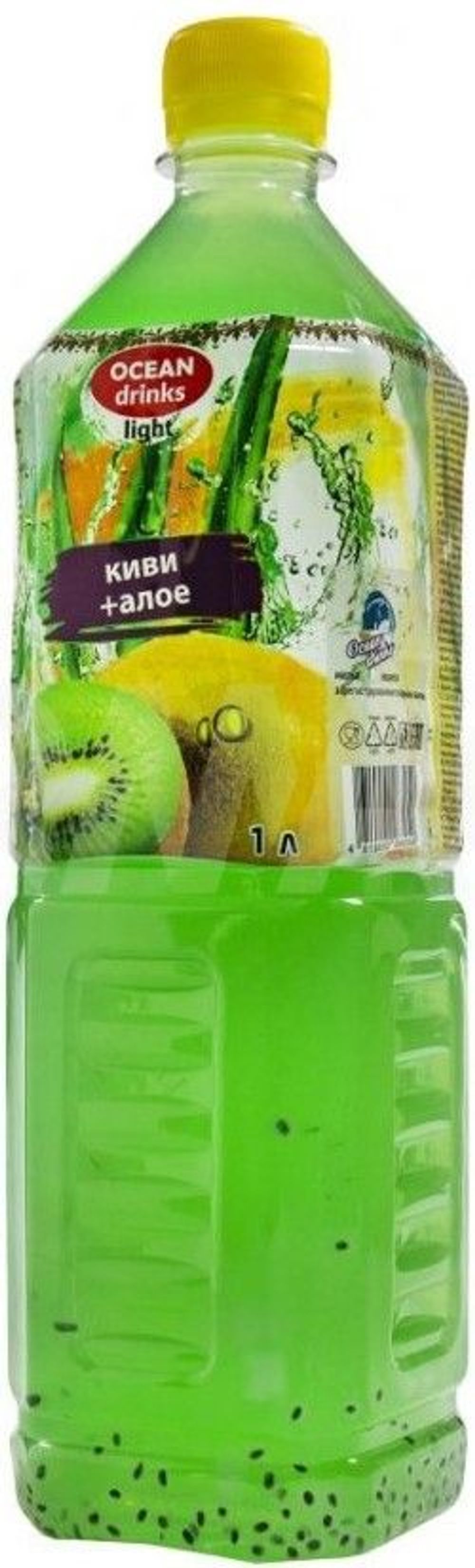 Напиток с кусочками фруктов "Ocean drinks" 0,5л