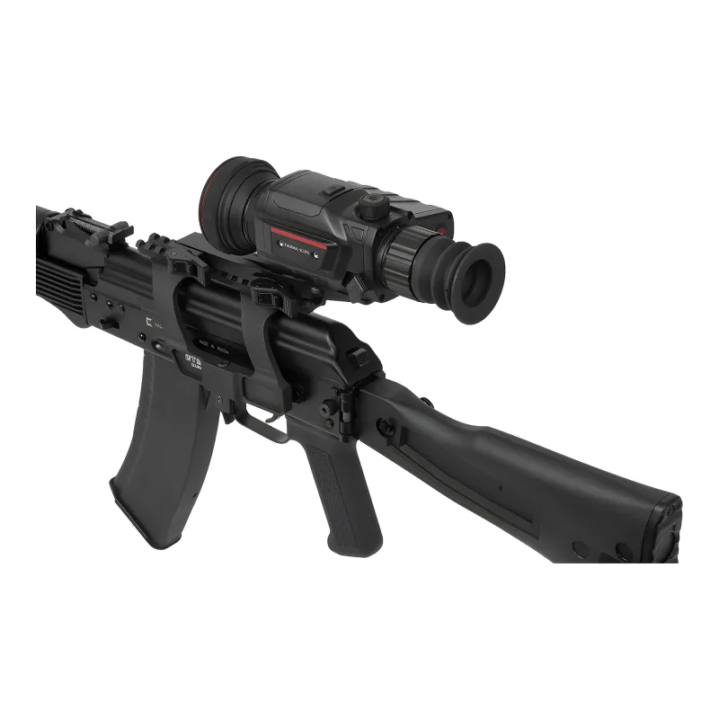 Прицел тепловизионный EATECH SR650 (Guide TR650) x2.8-22.4, 640x480, D50 - на автомате АК, вид сзади