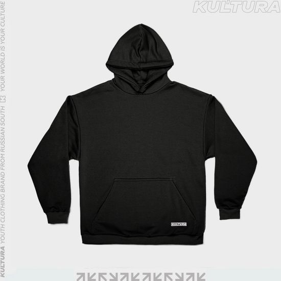 Худи КУЛЬТУРА oversize basic (чёрный)