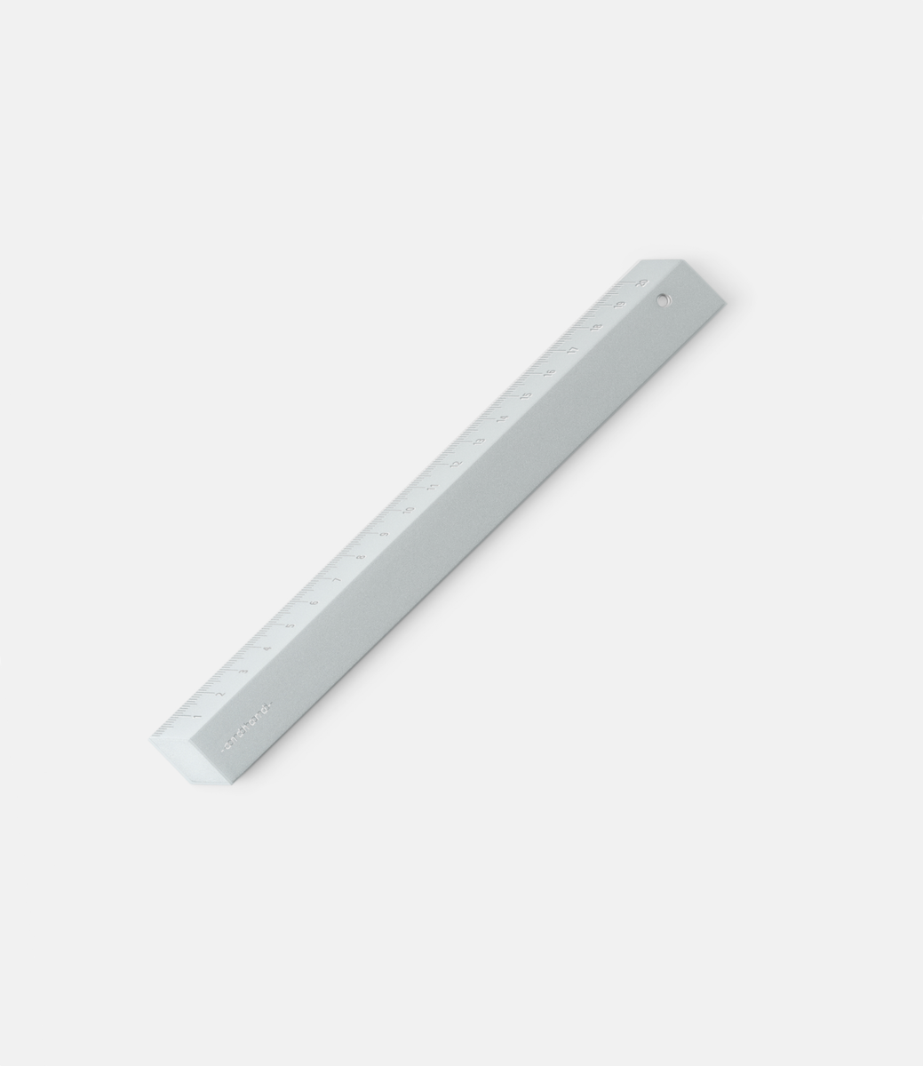 Andhand Illusion ruler Silver — линейка из алюминия с оптическим эффектом