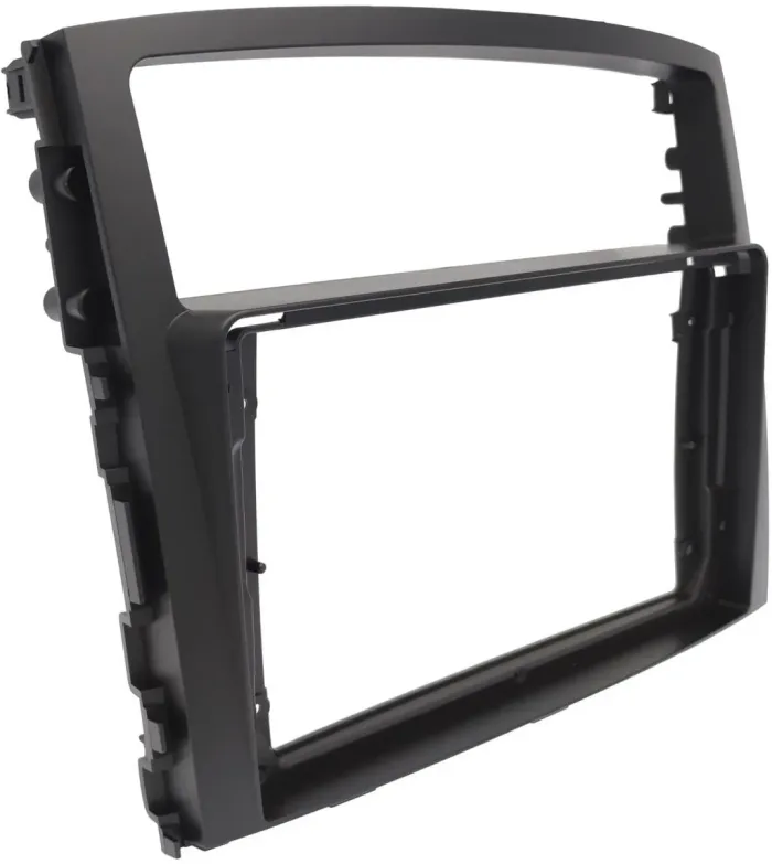 Магнитола для Mitsubishi Pajero 4 2006-2011 (Rockford, без штатной навигации, рамка 9) - Teyes LUX ONE ROUND монитор 12.3" 2K QLED на Android 10, Быстрая, CarPlay, 4G SIM-слот