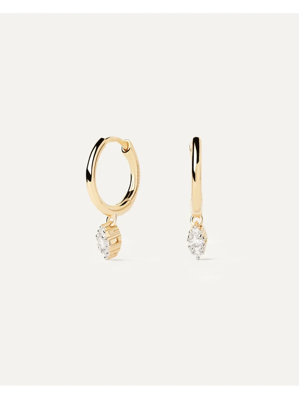 Серьги Emi Hoops Золото 750 пробы