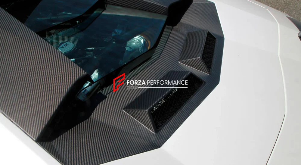 Карбоновая воздухозаборник крышки двигателя для LAMBORGHINI AVENTADOR LP700 2011–2017 Ламборгини
