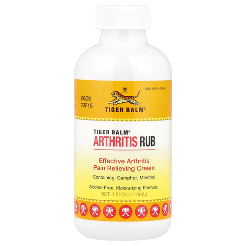 Tiger Balm, средство от артрита, без спирта, 113 мл (4 жидк. унции)