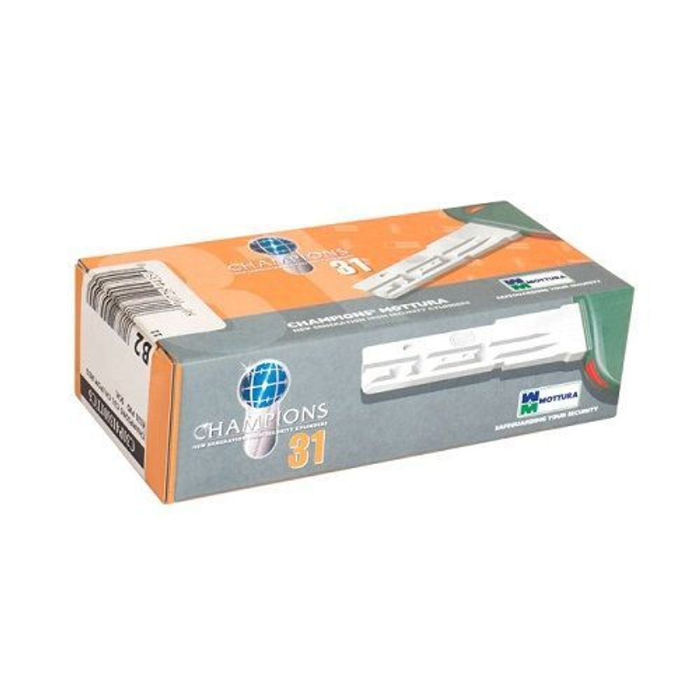 Цилиндровый механизм MOTTURA C31D464601C5 (92 мм/41+10+41) никель /5470/