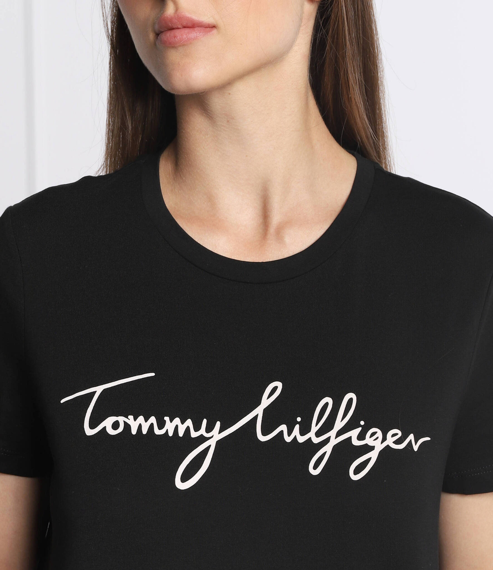 футболка Tommy Hilfiger - черный(WW0WW24967)