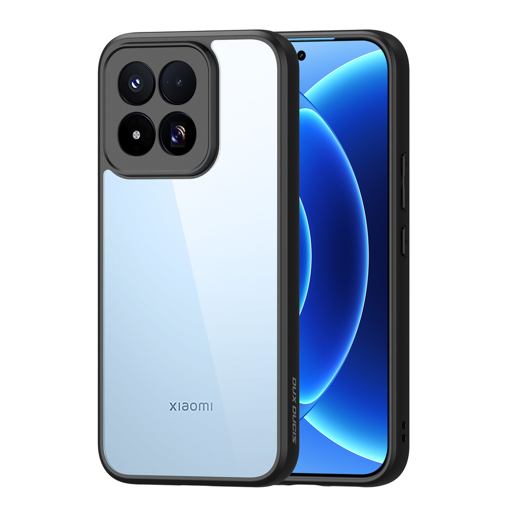 Чехол прозрачный с черными мягкими рамками для Xiaomi 17 Max, серия Aimo Series Case от Dux Ducis
