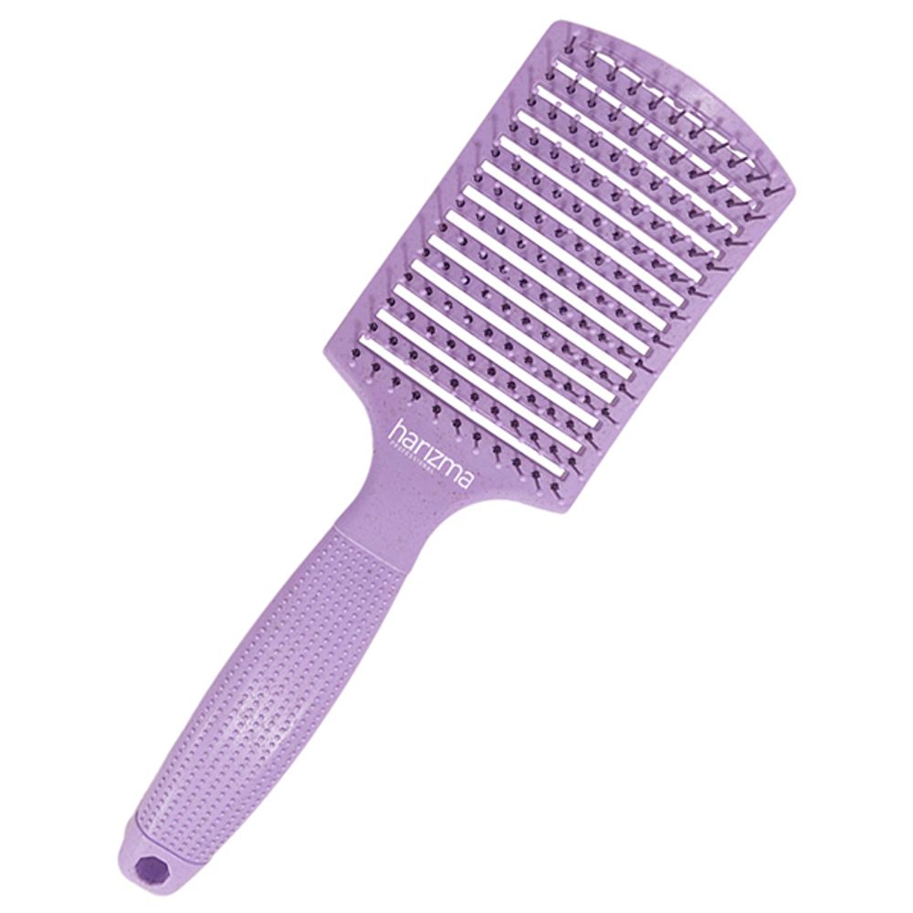 Щетка массажная Harizma Nylon, фиолетовая (h10685-07) - 2