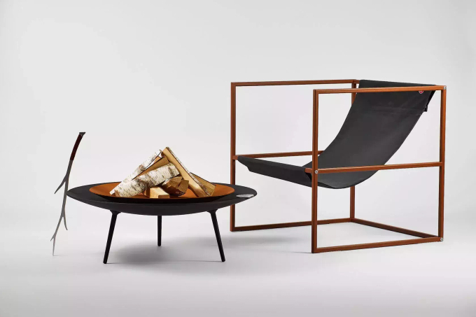 Уличное кресло TESS Outdoor Chair oxi / anthracite textile (Up!Flame)