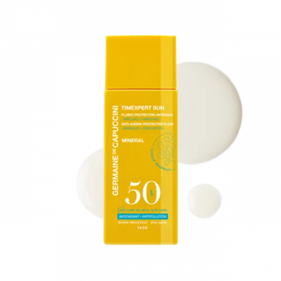 Эмульсия солнцезащитная антивозрастная для лица SPF 50 - на основе минеральных фильтров