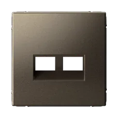 Накладка двойная для информационных функций типа Keystone Systeme Electric ArtGallery Мокко GAL000690