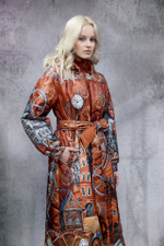 Пальто "Офелия. Город часовщиков"