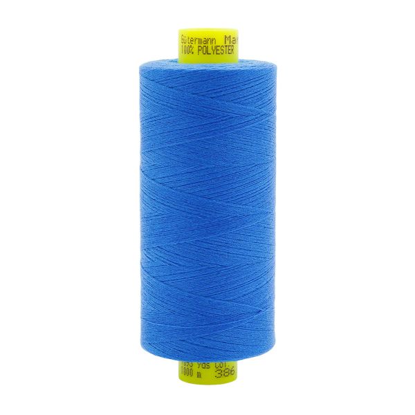 Нитка Gutermann Mara 150 (1000 метров), 1 кат., особо тонкая | 386 королевский синий